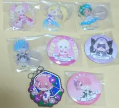 リゼロ　アクリルスタンド　缶バッジ　まとめ売り