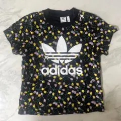 adidas 花柄 ビッグロゴ Sサイズ