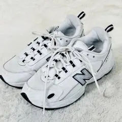 【New Balance】 ML615NRT ホワイト スニーカー 24cm