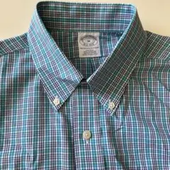 Brooks Brothers M チェック柄 長袖シャツ