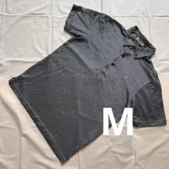 美品｜renoma｜グレーボタンポロシャツ｜半袖トップス｜M｜ゴルフカジュアル