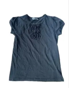 半袖フリル付きTシャツ