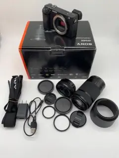 【SONY】α6400 + 16-50mm + 55-210mm ダブルレンズ