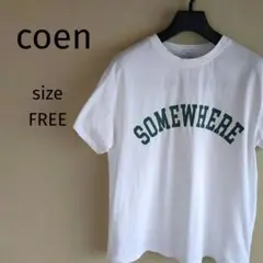 コーエン SOMEWHEREプリント Tシャツ フリーサイズ