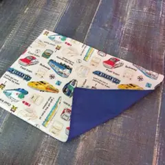 ハンドメイド☆　ランチョンマット・ナフキン　新幹線と在来線