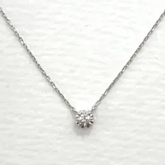 ✨美品✨スタージュエリー Pt950 ダイヤモンド 0.05ct ネックレス