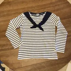 PETIT BATEAU ストライプ 長袖カットソー 140cm 10ans