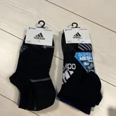 adidas キッズ靴下 23-25cm 3ペア✖️2