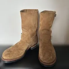 10D 美品 レッドウィング 8178 スエード エンジニア 茶 スチールトゥ 7D 良品 09年】レッドウィング 8178 スエード エンジニア 茶