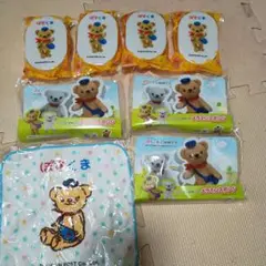 非売品ポスくまメラミンスポンジタオル・ハンカチセット