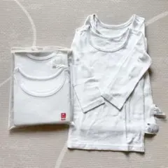 【新品未開封】UNIQLO コットンフライスインナー長袖 80サイズ