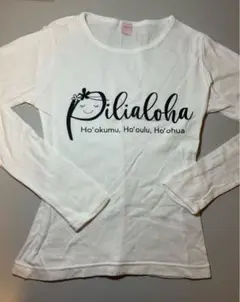 Pilialoha プリント長袖トップス