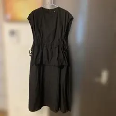 ⭐️最終お値下げ⭐️gauze♯ ガーゼ　ワンピース　ブラック　コットン