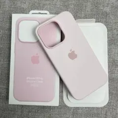 「新品未使用」iPhone 15 Pro シリコンケース ピンク