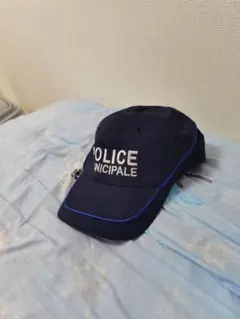 POLICE MUNICIPALE キャップ ネイビー
