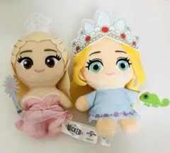 ディズニー　プリンセス　マスコット　ラプンツェル　ウィキッド　セット