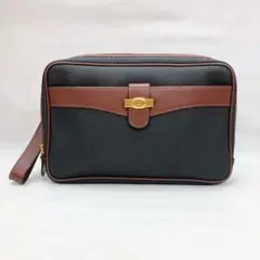 美品！ダンヒル　クラッチバッグ　レザー×PVC