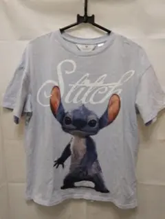 スティッチ コットンTシャツ ライトブルー