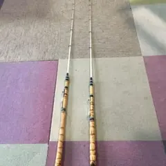 布袋竹 ハンドメイド竿 ×2(片方ガイド先端紛失)