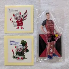 【非売品】ヴォレアス北海道　ルークスミス　アクリルスタンド　ヴォレ君ステッカー