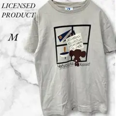 LICEMSED PRODUCT　プリントTシャツ　半袖　M　ライトグレー