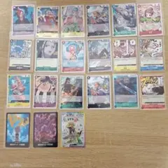 ワンピース 18枚 2枚　Pokemon 1枚　　　カードまとめ売り