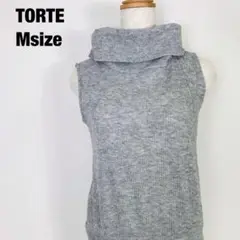 TORTE トルテ ノースリーブ タートルネック ニット 　D7