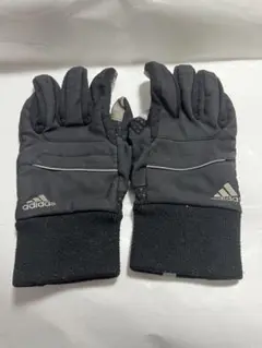 adidas グローブ 黒　スマホ対応