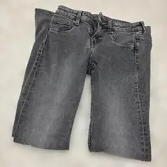 H&M DIVIDED グレー ブーツカットデニム