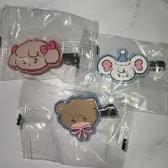 mikko ぷっくりラバーヘアピン　ラテ　ナッツ　チュー