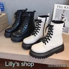 秋冬コーデ❤️ブーツ レディース 厚底 かわいい 靴 ヒール スニーカー