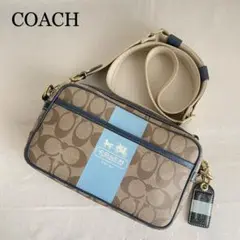 COACH コーチ ミニショルダーバッグ シグネチャー PVC