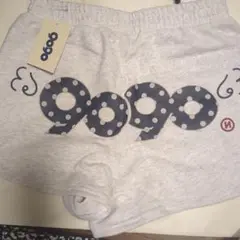ogo ドット柄 グレーショートパンツ
