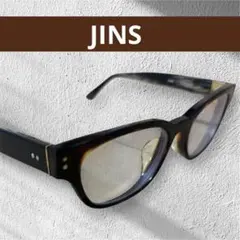 木製の質感を表現したウッド調のフレーム　JINS メガネ ウェリントン　キムタク