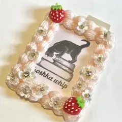 #126 ホイップデコ トレカケース ピンク 花