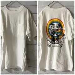 GIGGLYROY BRAND バックプリント ポケットTシャツ 古着屋購入