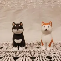 マスコット柴犬２体セット
