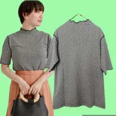 新品未使用☆ブラック☆ギンガムチェックTシャツ