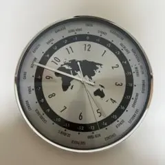 世界地図デザイン掛時計