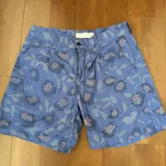 NATURAL LAUNDRY ネイビー花柄ショートパンツ サイズ2