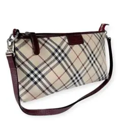 【美品】BURBERRY BLUE LABEL　ノバチェック　アクセサリーポーチ