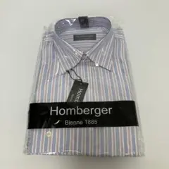 Homberger シャツ　ワイシャツ　ボタンダウン　M タグ付き　未使用