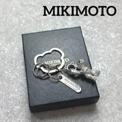 MIKIMOTO ミキモト ベア キーリング キーホルダー チャーム 箱付き