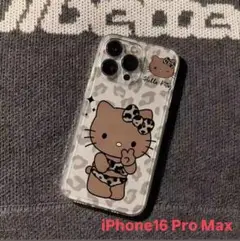 日焼けキティ　iPhoneケース　ギャル　平成　サンリオ　キティ　ヒョウ柄