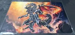 遊戯王　真紅眼の鋼炎竜　プレイマット　デスクマット　ラバーマット　大判　未開封