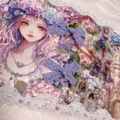 nene様 Floral Princess コラージュ帳 ジャンクジャーナル