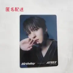 ATEEZ ユノ BIRTHDAY HMV 特典 クリアトレカ