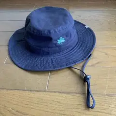 LOGOS ロゴス ハット ブラック 58cm ポリエステル55%コットン45%