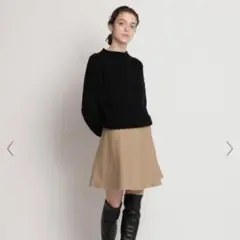 Empire Wool Mini Skirt Theory セオリー