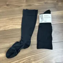tabio L 着圧ソックス　ブラック　クッションパイル　靴下　むくみ